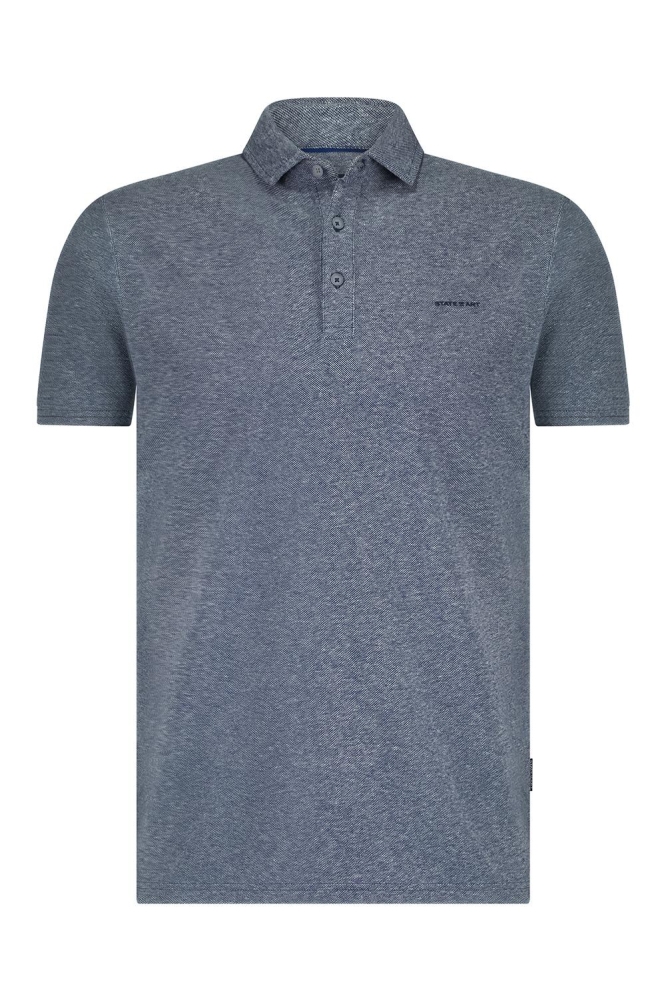 PIQUE POLO MET GEMELEERD DESIGN 461 15907 5711